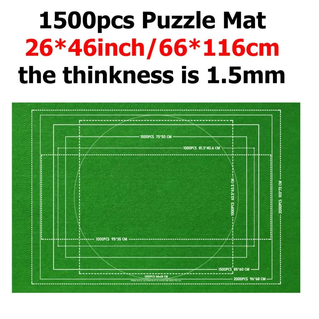 Puzzle Storage Mat for Kids, Multi‑Size Puzzle Blanket with Carry Bag, Portable Parent‑Child Early Educational Toy & Perfect Gift