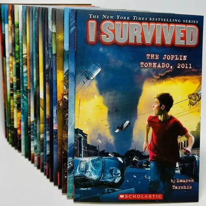 22-Book I Survived Collection, Kids’ English Reading Books, Disaster & Historical Survival Novels, Chapter Books for Children