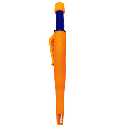 Solid Carpenter Mechanical Pencil for Woodworking & Construction, One-Piece Structure with Built-in Sharpener Pen Cap, Practical Stationery Tool