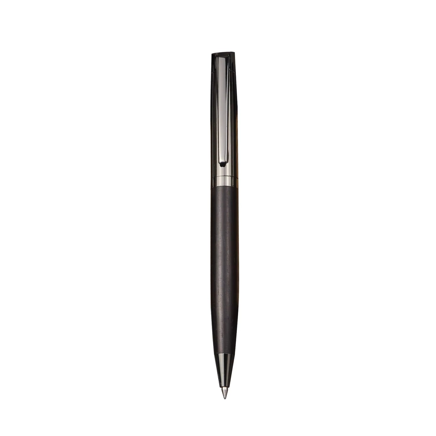 1 Set Premium Metal Ballpoint Pen with Wooden Barrel, Smooth Writing, High-End Design – Black Ink, Office Pen with Gift Case
