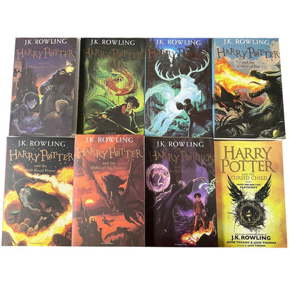 Famous Classic English Stories 8-Book Set, Kids Educational Reading Library, Early Learning English Novels & Ideal Gift for Children