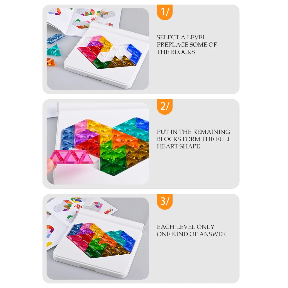Puzzle Toys – Fun Logical Thinking Training & Interactive Tabletop Games with Various Shapes and Bright Colors, Ideal Advanced‑Level Gifts for Boys and Girls
