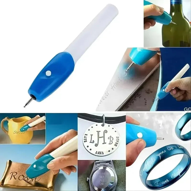Mini Wireless Engraving Pen, Precision Electric Engraver, Portable Engraving Tool for Names, Crafts & DIY Projects