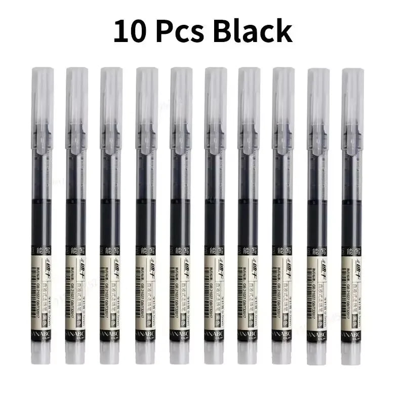 Ballpoint Pen Set: 24/40/80 Black + 3/5/10 Blue/Red | Smooth Writing for College, Office & School | Quick-Drying Ink, Comfortable Grip