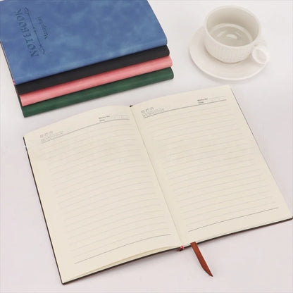 A5 Minimalist Notebook, 360 Pages, Soft Waterproof Leather Cover, Universal Business Memo Diary, Back to School Stationery