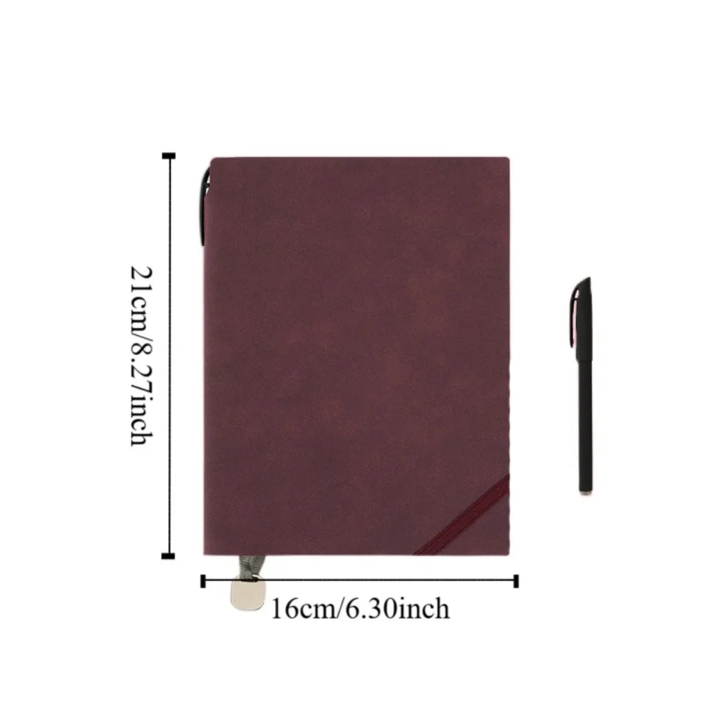 Portable A5 Notebook 100 Sheets, To Do List Diary, Retro Style Journal, Stationery for School & Office, Meeting Minutes Book, Ideal Birthday Gift