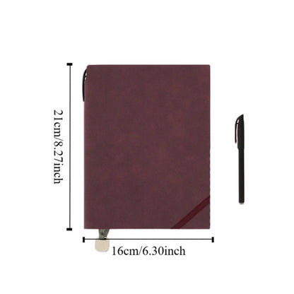Portable A5 Notebook 100 Sheets, To Do List Diary, Retro Style Journal, Stationery for School & Office, Meeting Minutes Book, Ideal Birthday Gift