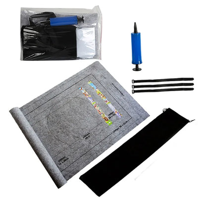 Jigsaw Puzzle Roll-Up Felt Mat – Puzzle Pad & Play Blanket Fits Up To 1500 Pieces, Portable Puzzle Storage Accessory (Mat Only)