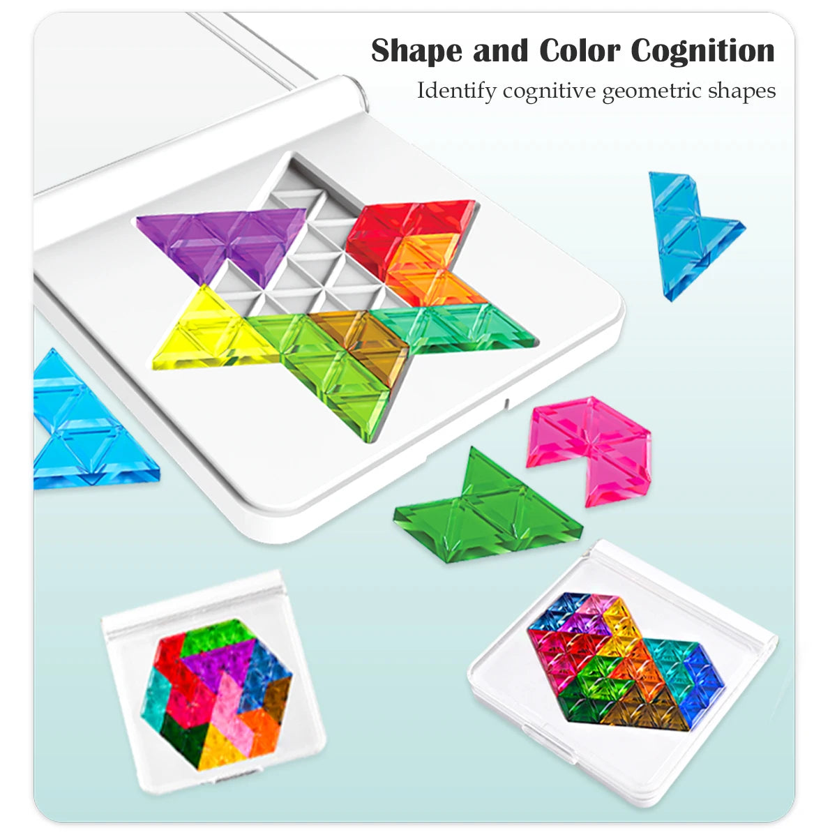 Puzzle Toys – Fun Logical Thinking Training & Interactive Tabletop Games with Various Shapes and Bright Colors, Ideal Advanced‑Level Gifts for Boys and Girls