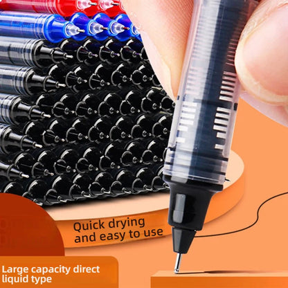 Ballpoint Pen Set: 24/40/80 Black + 3/5/10 Blue/Red | Smooth Writing for College, Office & School | Quick-Drying Ink, Comfortable Grip