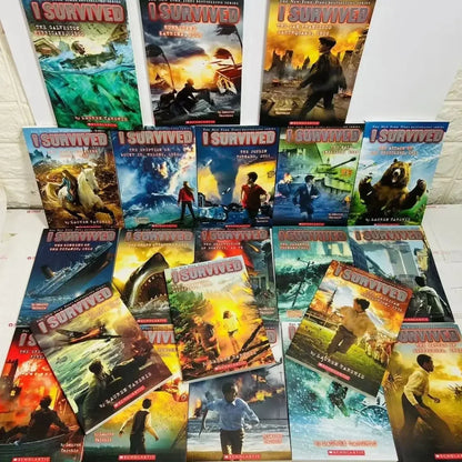 22-Book I Survived Collection, Kids’ English Reading Books, Disaster & Historical Survival Novels, Chapter Books for Children