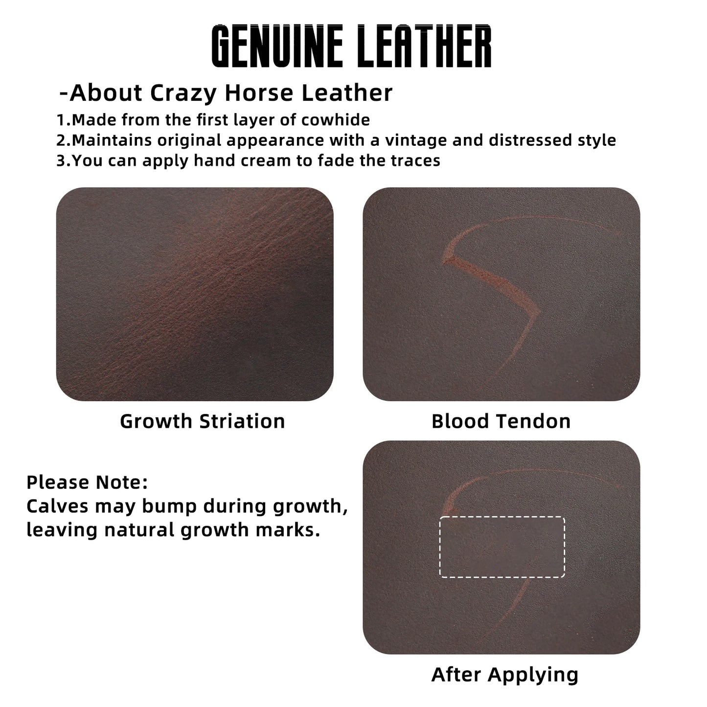 Leather Journal Cover Compatible with Field Notes, Protective Case for 3.5" x 5.5" Notebooks (Cover Only)