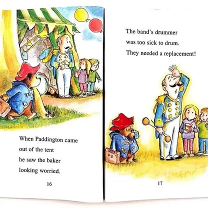 8 Books Set, I Can Read Paddington Cartoon Storybooks, English Picture Books with Audio, Early Educational Learning Books for Kids