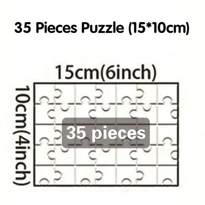 Personalized Custom Photo Puzzle – Custom Cardboard/Wooden Jigsaw Puzzles with 35/300/500/1000 Pieces, Creative Toys for Adults and Kids